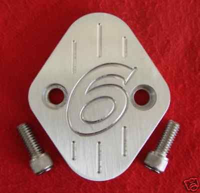 Fuel Block off plate kit CNC #6 235 CID Chevy INLINE 6 cylinder
