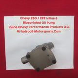 Oil Pump Chevy 6 250 / 292 New High-Performance Blue Printed