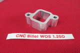 Water outlet spacer 1-1/4 CNC Billet aluminum Chevy 230 250 292 Inline 6